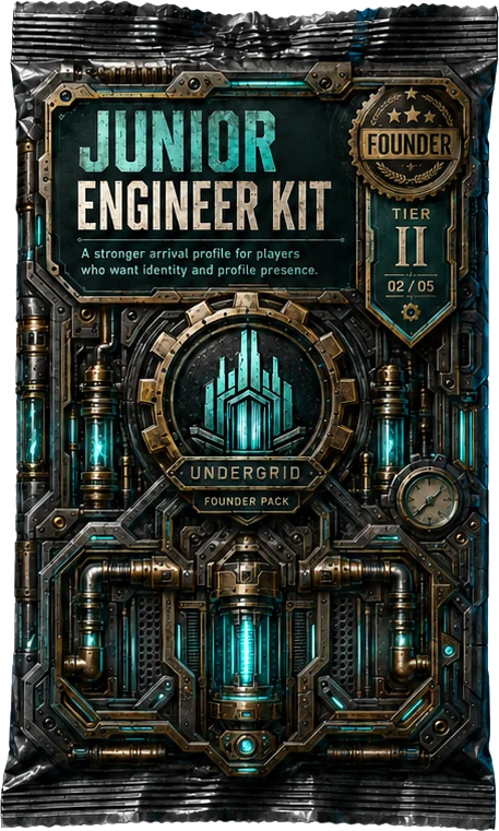 Junior Engineer Kit founder pack for Undergrid Iron Veil